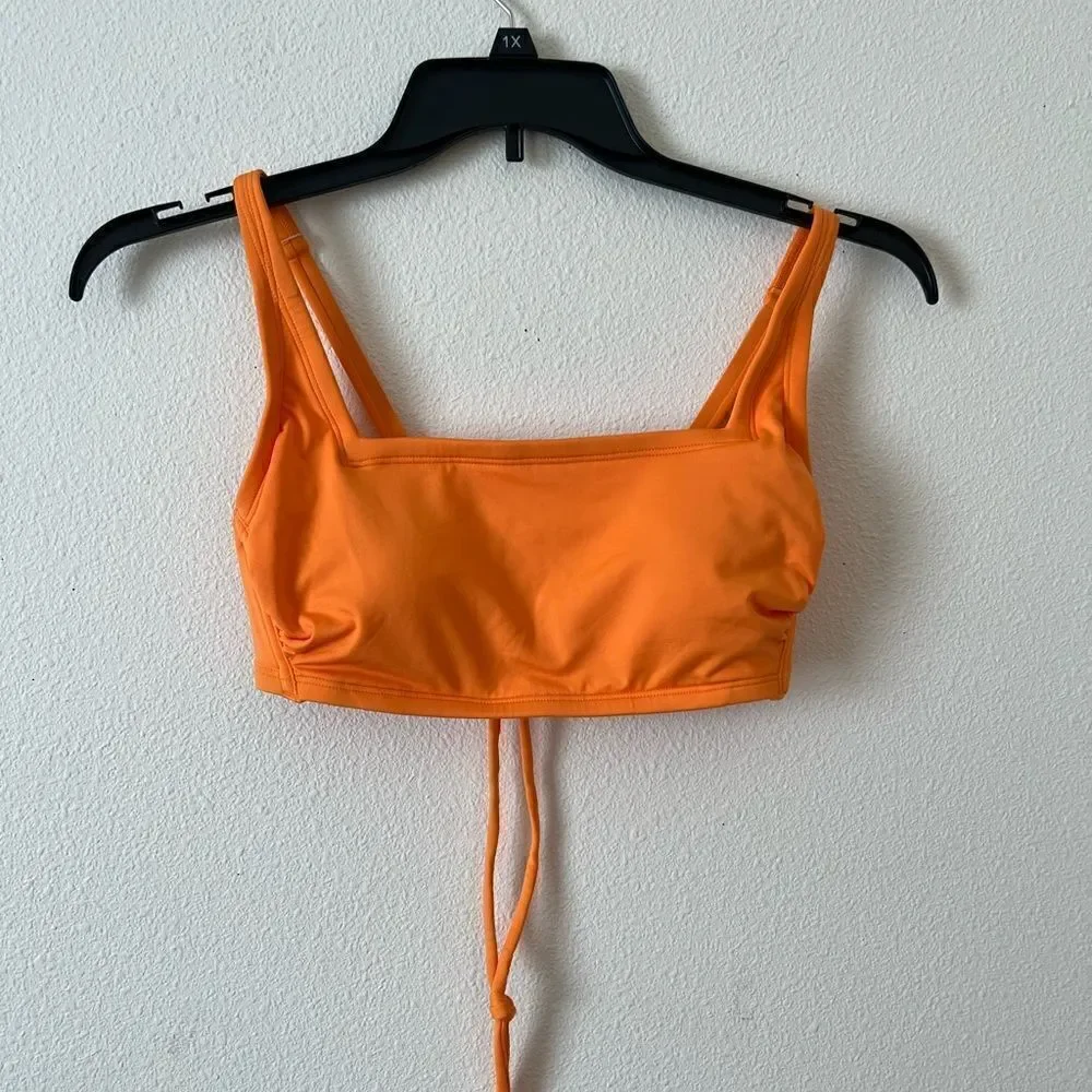 Kona Sol orange swimming top size D/DD